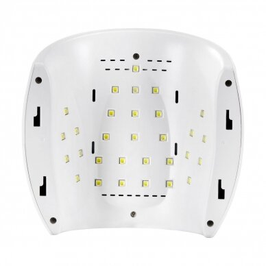 Profesionali UV/LED nagų lempa pedikiūrui DUAL U4, 48W, baltos spalvos 6