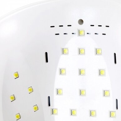 Profesionali UV/LED nagų lempa pedikiūrui DUAL U4, 48W, baltos spalvos 7