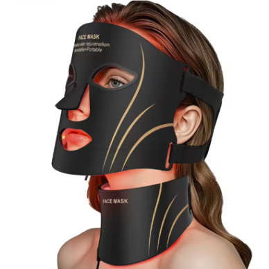 7-color LED light therapy mask for face and neck skin renewal 1