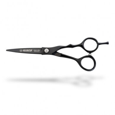 KIEPE профессиональные итальянские ножницы для стрижки волос REGULAR RAZOR WIRE 5.5, цвет черный 2
