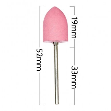 Профессиональный наконечник для полировки ногтей (240), розовый 1