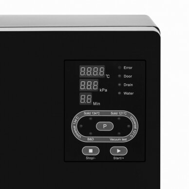 Professional autoclave for tool sterilization LAFOMED STANDARD LINE LFSS08AA LED with printer (medical class), 12 Ltr 3
