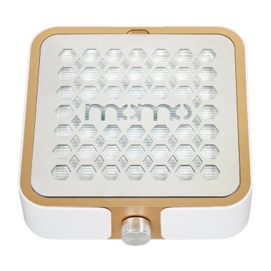 Professional dust collector for manicure MOMO P30 60W (white-gold color) 3 Professional dust collector for manicure MOMO P30 60W (white-gold color) 3