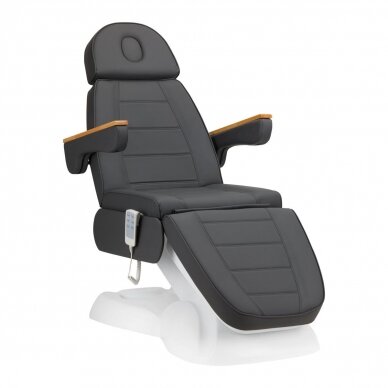 Профессиональная электрическая кресло-кровать для косметологов LUX 273B 3 мотора, серого цвета