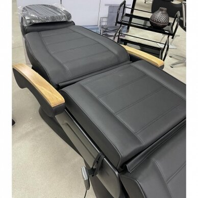 Profesionalus elektrinis gultas-lova kosmetologams LUX BW-273B, 3 variklių, juodos spalvos