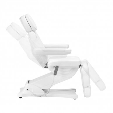 Профессиональное электрическое косметологическое кресло-кровать SILLON CLASSIC с функцией подогрева, 3 мотора, цвет белый 4