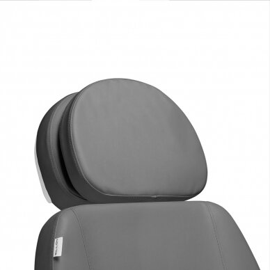 Profesionali elektrinė kosmetologinė kėdė - gultas pedikiūro procedūroms SILLON CLASSIC, 3 variklių, pilkos spalvos 13