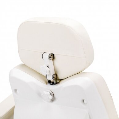 Профессиональная электрическая поворотная кровать для косметологов AZZURRO 873, 4 мотора, белого цвета 10