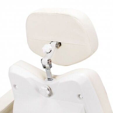 Профессиональная электрическая поворотная кровать для косметологов AZZURRO 873, 4 мотора, белого цвета 11