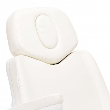 Профессиональная электрическая поворотная кровать для косметологов AZZURRO 873, 4 мотора, белого цвета 12