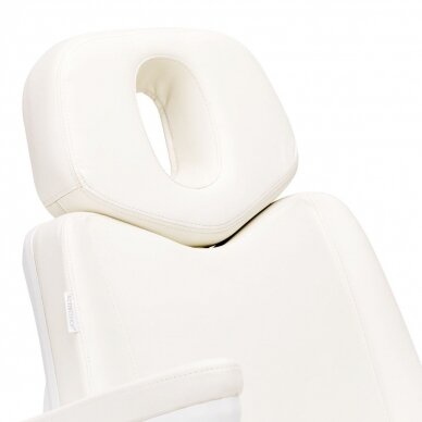 Профессиональная электрическая поворотная кровать для косметологов AZZURRO 873, 4 мотора, белого цвета 13