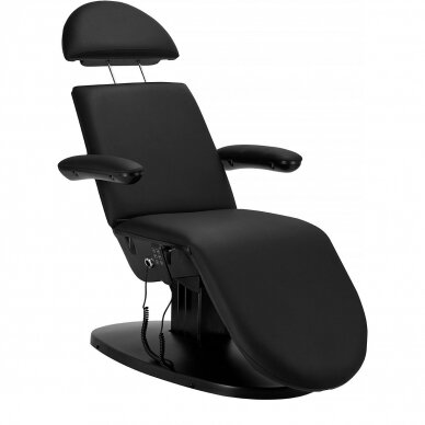 Профессиональная электрическая кресло-кровать для косметологов SILLON BASIC, 3 мотора, черного цвета 1