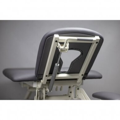 Профессиональный электрический стол для мануальной терапии и массажа Evero V4 с подушкой Ergo, серого цвета 2