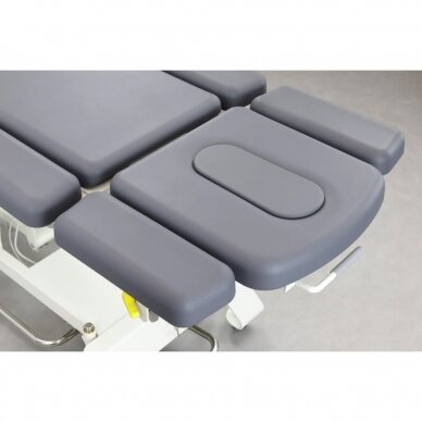 Профессиональный электрический стол для мануальной терапии и массажа Evero X7 INTEGRA  с инновационной встроенной пеной, серого цвета 2