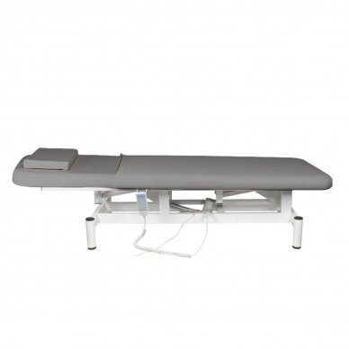 Profesionalus elektrinis masažo ir reabilitacijos gultas MOD-079 (1 variklis), pilkos spalvos 4