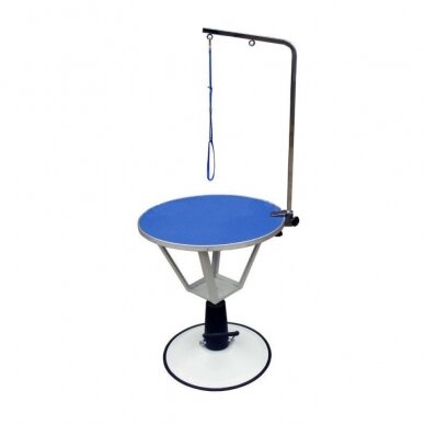 Profesionalus hidraulinis šunų kirpimo stalas Blovi Event, 70cm, mėlynos spalvos Profesionalus hidraulinis šunų kirpimo stalas Blovi Event, 70cm, mėlynos spalvos