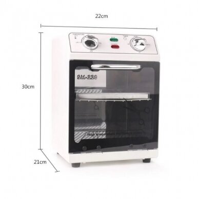 Professional hot air sterilizer for hygiene passport SM-220. Used without envelopes.  2