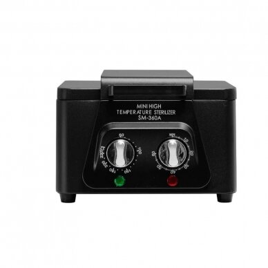 Profesionalus karšto oro sterilizatorius higienos pasui SM-360A, juodos spalvos 2 Profesionalus karšto oro sterilizatorius higienos pasui SM-360A, juodos spalvos 2