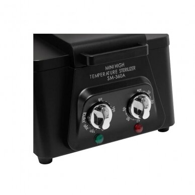 Profesionalus karšto oro sterilizatorius higienos pasui SM-360A, juodos spalvos 4
