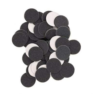 Profesionalūs keičiami PODO diskeliai 15 mm (150 gritų), 50 vnt. 1 Profesionalūs keičiami PODO diskeliai 15 mm (150 gritų), 50 vnt. 1