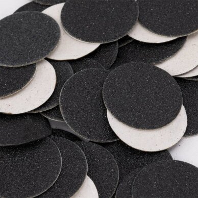 Profesionalūs keičiami PODO diskeliai 15 mm (150 gritų), 50 vnt. 3 Profesionalūs keičiami PODO diskeliai 15 mm (150 gritų), 50 vnt. 3