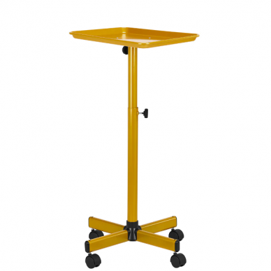 Professional barber trolley GABBIANO L-121G, gold color