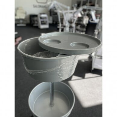 Professional hairdressing trolley CUP, grey color 5