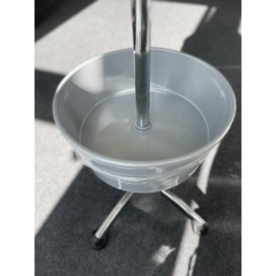 Professional hairdressing trolley CUP, grey color 4