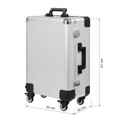 Professional cosmetic case T-27 SILVER 6