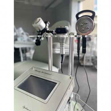 Profesionalus kosmetologijos aparatas su RF liftingo, 40K kavitacijos ir vakuumo funkcijomis BR-850 7