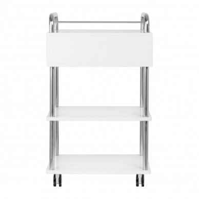 Professional beautycan trolley for beauty salons 6050, white color 3