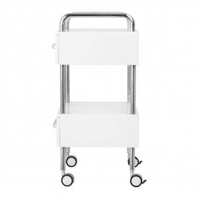 Professional beautycan trolley for beauty salons 6051, white color 2