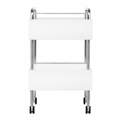 Professional beautycan trolley for beauty salons 6051, white color 4