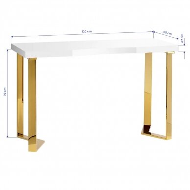 Professional manicure table for beauty salons MOMO 04-GL 6