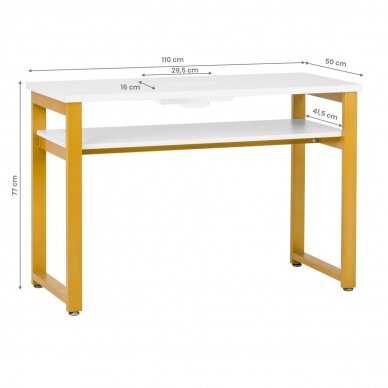 Profesionalus manikiūro stalas MOD22G su įmontuotu dulkių surinkėju MOMO S41 9