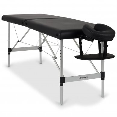 Profesionalus sulankstomas masažo stalas NINA COMFY BASE K515 BLACK, juodos spalvos Profesionalus sulankstomas masažo stalas NINA COMFY BASE K515 BLACK, juodos spalvos