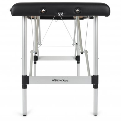 Profesionalus sulankstomas masažo stalas NINA COMFY BASE K515 BLACK, juodos spalvos 2 Profesionalus sulankstomas masažo stalas NINA COMFY BASE K515 BLACK, juodos spalvos 2