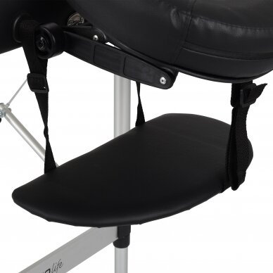 Profesionalus sulankstomas masažo stalas NINA COMFY BASE K515 BLACK, juodos spalvos 8 Profesionalus sulankstomas masažo stalas NINA COMFY BASE K515 BLACK, juodos spalvos 8