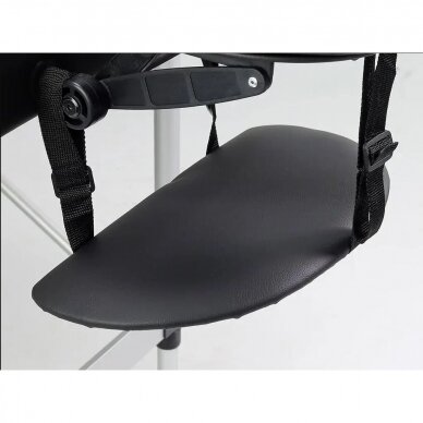 Профессиональный складной массажный стол NADIA, цвет черный 8