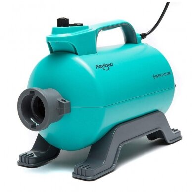 Professional dog fur dryer Shernbao Super Cyclone 2600 W with smooth air flow control and 2 temperature settings, 95 l/s 1