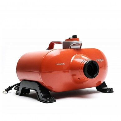 Profesionalus šuns kailio džiovintuvas Shernbao Typhoon 3000 W dviejų variklių150 l/s 1 Profesionalus šuns kailio džiovintuvas Shernbao Typhoon 3000 W dviejų variklių150 l/s 1