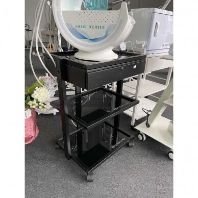 Professional trolley for tattoo and permanent make-up artists PRO INK 1040A, black 6