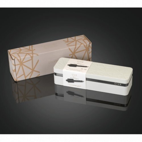 DIVA PRO STYLING curling comb PRECIOUS METALS GOLD DUST FULL VOLUME, CURLING & STYLING HOT BRUSH 2