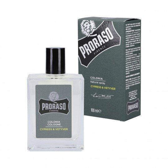 PRORASO CYPRES&VETYVER COLOGNE SPRAY Cologne water, 100ml. PRORASO CYPRES&VETYVER COLOGNE SPRAY Cologne water, 100ml.