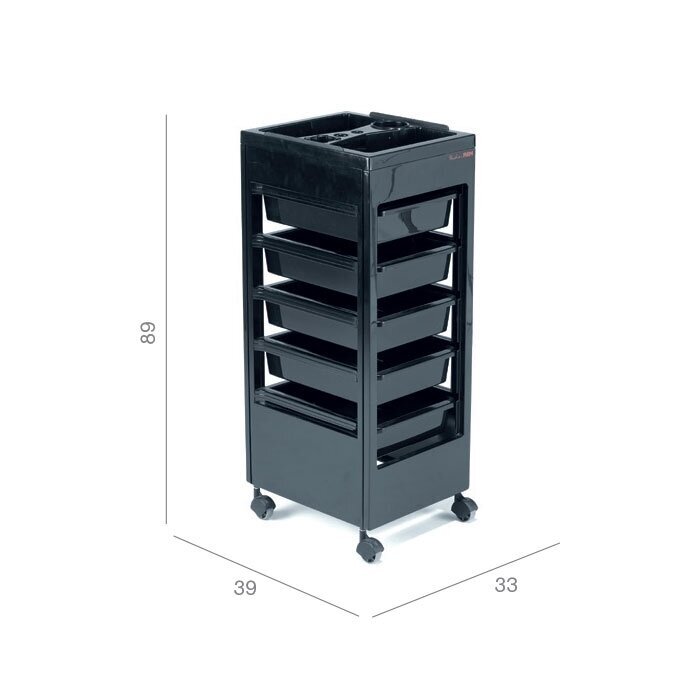 Professional barber and hair stilist trolley REM UK STUDIO 1 Professional barber and hair stilist trolley REM UK STUDIO 1