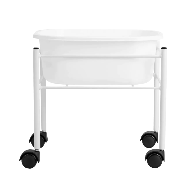 Professional pedicure bath with steel foot for podological work SIMPLE, white color 3 Professional pedicure bath with steel foot for podological work SIMPLE, white color 3