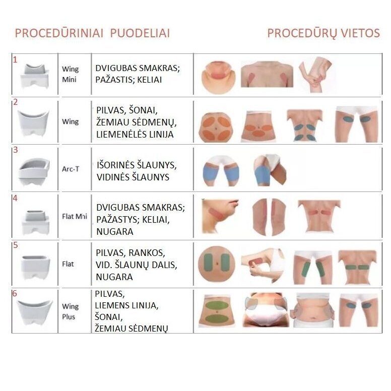 Profesionalus krioterapijos aparatas (6 keičiami antgaliai) SW-360F-1 3