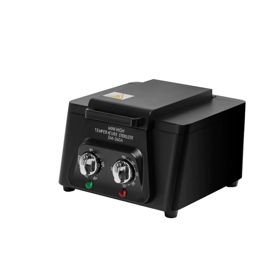 Profesionalus karšto oro sterilizatorius higienos pasui SM-360A, juodos spalvos Profesionalus karšto oro sterilizatorius higienos pasui SM-360A, juodos spalvos
