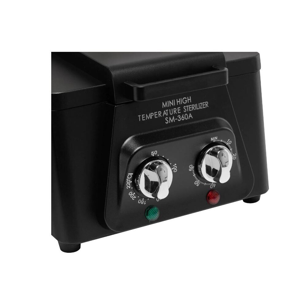 Profesionalus karšto oro sterilizatorius higienos pasui SM-360A, juodos spalvos 4