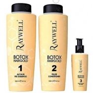RAYWELL BOTOX profesionalus rinkinys plaukų botokso procedūrai 3x150, 150 ml.